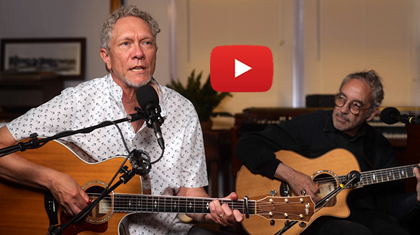 Dennis Warner performs for Tom Rush on Rockport Sundays
